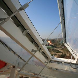 Ventilación de la cubierta de ETFE
